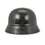 Original German WWII Ostbau Werke Factory Guard Beaded M35 Helmet - Flakpanzer IV Original Items
