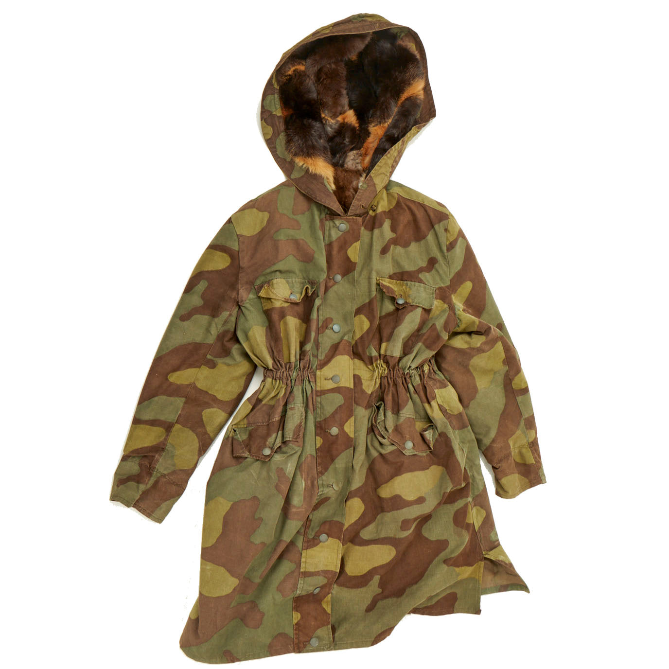 限​定​販​売​】 【希少】usarmy snow camouflage Parker khaki