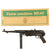 German WWII Replica MP-40 Cap Plug-Firing Submachine Gun by MGC Japan with Box-Near Mint Condition Original Items