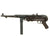 German WWII Replica MP-40 Cap Plug-Firing Submachine Gun by MGC Japan with Box-Near Mint Condition Original Items