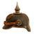 Original German WWI Prussian M1915 Line Infantry EM/NCO Pickelhaube Spiked Helmet in Untouched, “As Found”, Condition Original Items