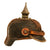 Original German WWI Prussian M1915 Line Infantry EM/NCO Pickelhaube Spiked Helmet in Untouched, “As Found”, Condition Original Items