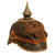 Original German WWI Prussian M1915 Line Infantry EM/NCO Pickelhaube Spiked Helmet in Untouched, “As Found”, Condition Original Items