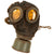 Original Imperial German WWI M1917 Ledermaske Gas Mask with Can, Paper Insert and Spare Lenses - dated 1916 Original Items