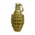 Original U.S. WWII Inert MkII Pineapple Grenade with Yellow Ring and M10A2 Fuze Original Items