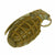Original U.S. WWII Inert MkII Pineapple Grenade with Yellow Ring and M10A2 Fuze Original Items