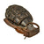 Original U.S. WWI Rare Mark I Inert Pineapple Hand Grenade with Fuze - Complete Original Items