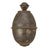 Original German WWII Model 39 Egg Hand Grenade with Original Fuze & Wings - Inert Eierhandgranate Original Items