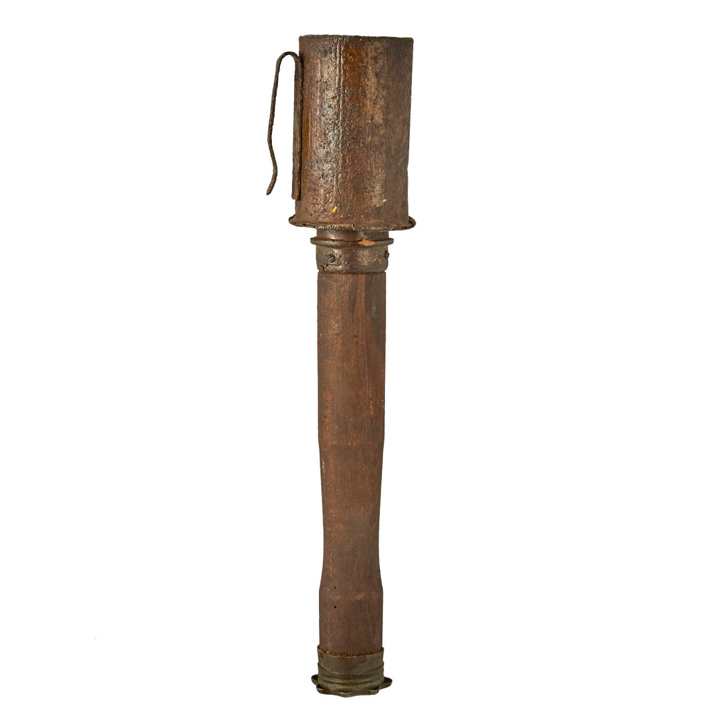 Original Imperial German WWI M1917 Stick Grenade dated 1918 with Fuse, Bead & Pull String - Stielhandgranate M17 Original Items