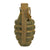 Original U.S. WWII Inert MkII Pineapple Grenade with H.E. Yellow Ring & Fuse Original Items