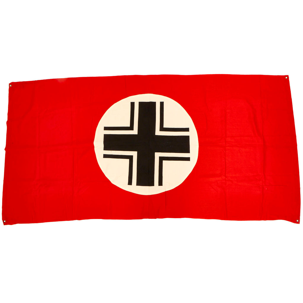 Original German WWII Unissued Balkenkreuz (Beam Cross) Panzer Tank & Vehicle Identification Flag - 39" x 76" Original Items