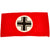 Original German WWII Unissued Balkenkreuz (Beam Cross) Panzer Tank & Vehicle Identification Flag - 39" x 76" Original Items
