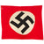 Original German WWII Panzer Tank Identification Flag - Unissued Condition - 32" x 39" Original Items