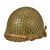 Original U.S. WWII 1944 M1 McCord Front Seam Swivel Bale Helmet with Firestone Liner and Net Original Items