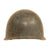 Original WWII U.S. Navy “Battleship Grey” Painted M1 Swivel Bale Helmet with MSA Liner Original Items