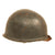 Original WWII U.S. Navy “Battleship Grey” Painted M1 Swivel Bale Helmet with MSA Liner Original Items