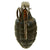 Original Rare U.S. WWI Mark I Pineapple Hand Grenade with Fuze - Inert Original Items
