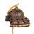 Original 19th Century Japanese Samurai Edo Period Ornate Enameled Kabuto Helmet with Armor Breastplate Set Original Items