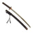 Original 18th Century Edo Period Japanese Handmade Wakizashi Short Sword with Lacquered Scabbard & Sageo Original Items