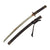 Original 18th Century Edo Period Japanese Handmade Wakizashi Short Sword with Lacquered Scabbard & Sageo Original Items
