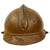 Original Rare French WWI Model 1915 Adrian Officer's Helmet with Zouave & Tirailleurs RF Badge - Complete with Liner and Chinstrap Original Items