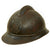 Original Romanian Issue French WWI Model 1915 Adrian Helmet in Horizon Blue with King Ferdinand Badge Original Items