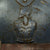 Original French WWI Model 1915 Adrian Helmet in Horizon Blue with RF Engineer Badge - Complete Original Items