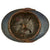 Original French WWI Model 1915 Adrian Helmet in Horizon Blue with RF Engineer Badge - Complete Original Items