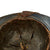 Original French WWI Model 1915 Adrian Helmet in Horizon Blue with RF Engineer Badge - Complete Original Items