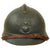 Original Rare French WWI Colonial Infantry & Navy Model 1915 Adrian Steel Helmet with Liner & Chinstrap Original Items