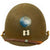 Original U.S. WWII 1944 McCord Front Seam Swivel Bale M1 Helmet with Firestone Liner - Complete, Replicated 29th Infantry Division Insignia Original Items