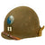 Original U.S. WWII 1944 McCord Front Seam Swivel Bale M1 Helmet with Firestone Liner - Complete, Replicated 29th Infantry Division Insignia Original Items