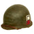 Original U.S. WWII 1st US Army Ordnance Painted 1942 M1 McCord Front Seam Fixed Bale Helmet with Westinghouse Liner - Complete Original Items