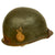 Original U.S. WWII 1st US Army Ordnance Painted 1942 M1 McCord Front Seam Fixed Bale Helmet with Westinghouse Liner - Complete Original Items