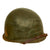 Original U.S. WWII 1st US Army Ordnance Painted 1942 M1 McCord Front Seam Fixed Bale Helmet with Westinghouse Liner - Complete Original Items