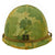 Original U.S. Vietnam M1 Helmet with Early USMC Camouflage Cover and Liner - Named to “Captain Gardner” Original Items