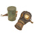 Original Imperial German WWI M1917 Ledermaske Gas Mask with Rare Ersatz Wooden Canister & Filter - dated 1918 Original Items
