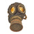 Original Imperial German WWI M1917 Ledermaske Gas Mask with Rare Ersatz Wooden Canister & Filter - dated 1918 Original Items