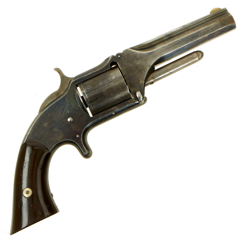Original U.S. Smith & Wesson Model 1 1/2 1st Issue Revolver in .32 Rimfire with Factory Letter & 3 1/2" Barrel - Serial 24327 Original Items