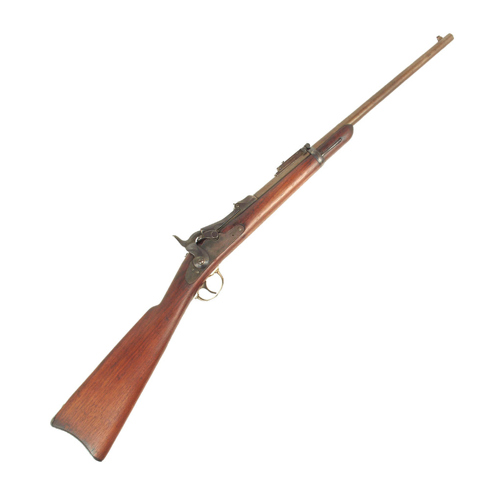 Original U.S. Springfield Trapdoor Model 1873 Saddle Ring Carbine with Buffington Sight - Serial 126411 made in 1880 Original Items