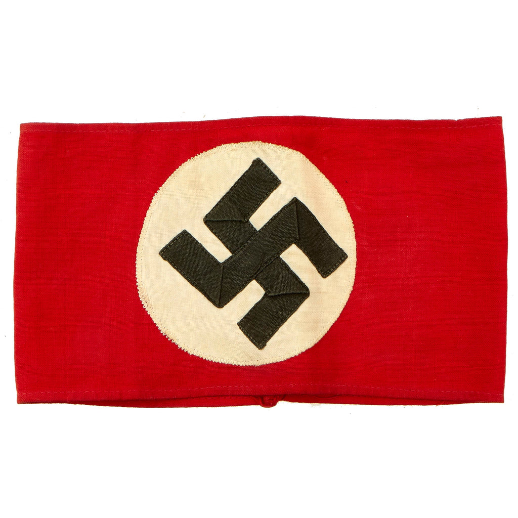 Original German Early WWII NSDAP Multi-piece Cotton Armband Original Items