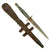Original British WWII “Non Import Marked” 3rd Pattern Fairbairn Sykes Fighting Knife with Scabbard Original Items