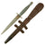 Original British WWII “Non Import Marked” 3rd Pattern Fairbairn Sykes Fighting Knife with Scabbard Original Items