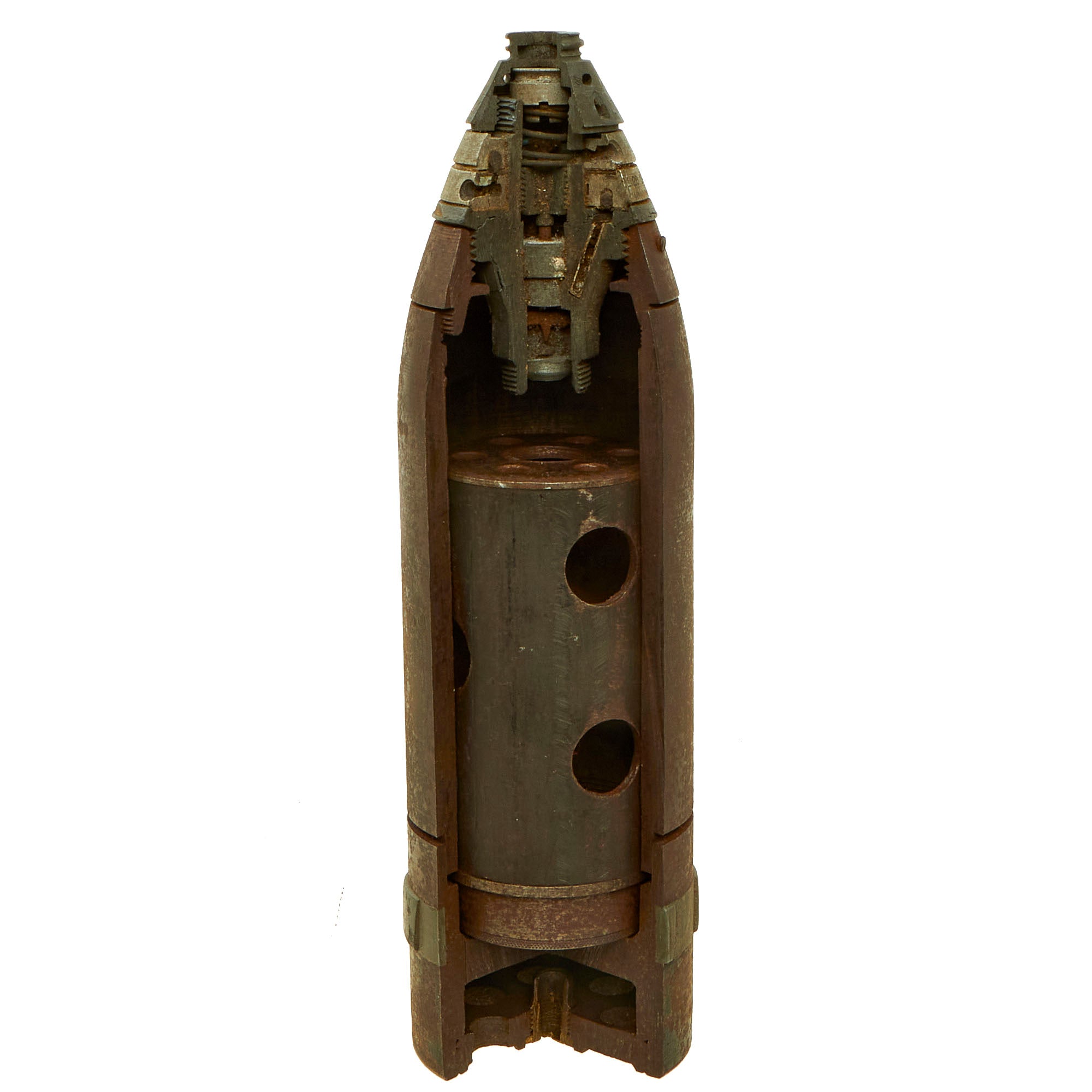 Carrying Shell Original Imperial German WWI Message Carrying Shell for the 7.6cm Mine ...