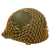 Original U.S. WWII 1944 McCord Front Seam Swivel Bale M1 Helmet with Net and Westinghouse Liner Original Items