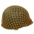 Original U.S. WWII 1944 McCord Front Seam Swivel Bale M1 Helmet with Net and Westinghouse Liner Original Items