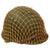 Original U.S. WWII 1944 McCord Front Seam Swivel Bale M1 Helmet with Net and Westinghouse Liner Original Items