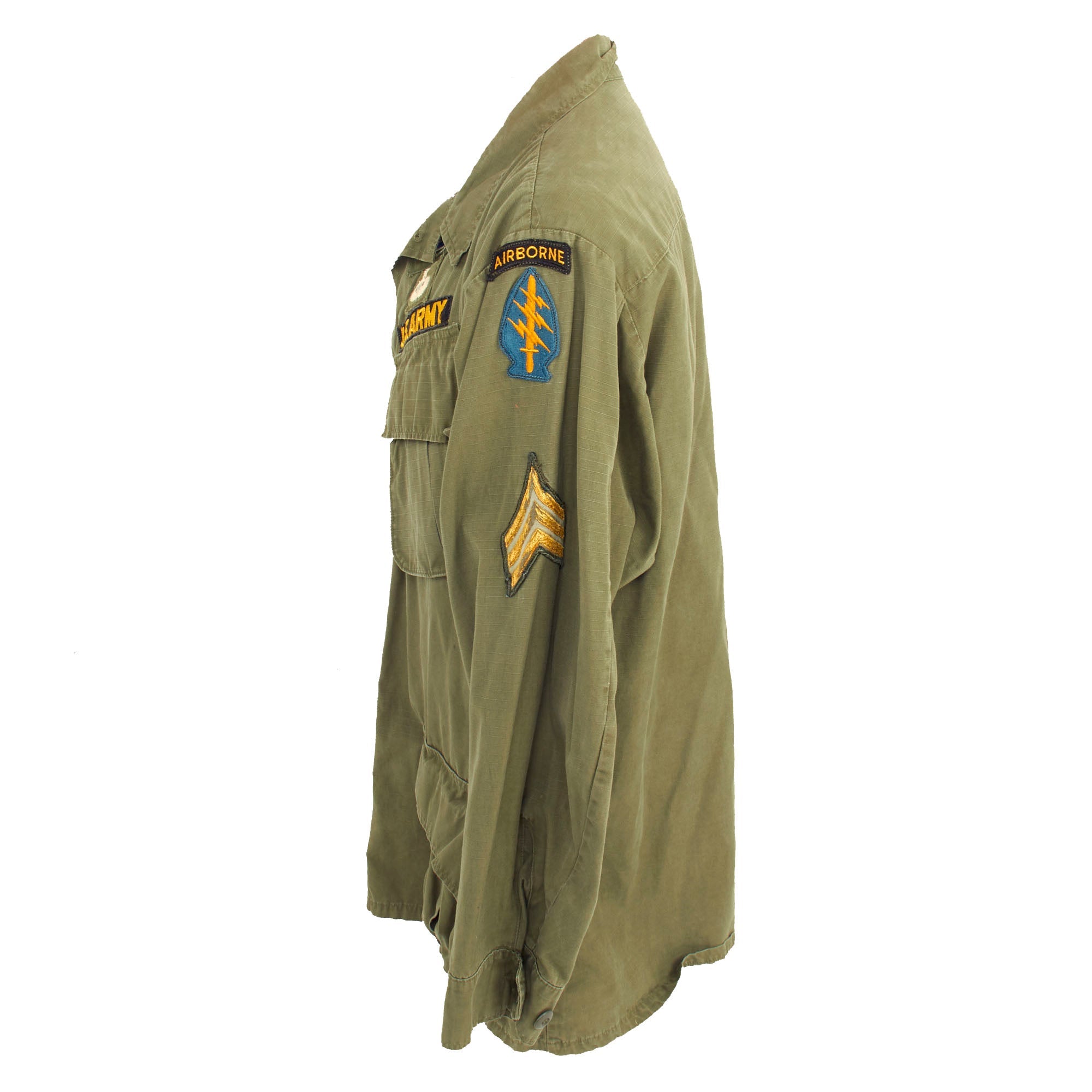 Original U.S. Vietnam War 1st Special Forces (Airborne) OG-107