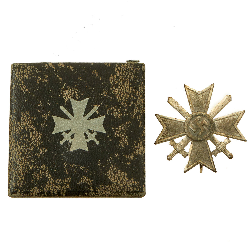 Original German WWII Cased War Merit Cross KvK 1st Class with Swords by Wilhelm Deumer of Lüdenscheid Original Items
