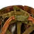 Original U.S. Korean War Era - Early Vietnam War McCord M1 Helmet With Mitchell Pattern Camouflage Helmet Cover With Period Graffiti, Helmet Band, and Korean War Westinghouse / CAPAC Liner - Named Original Items